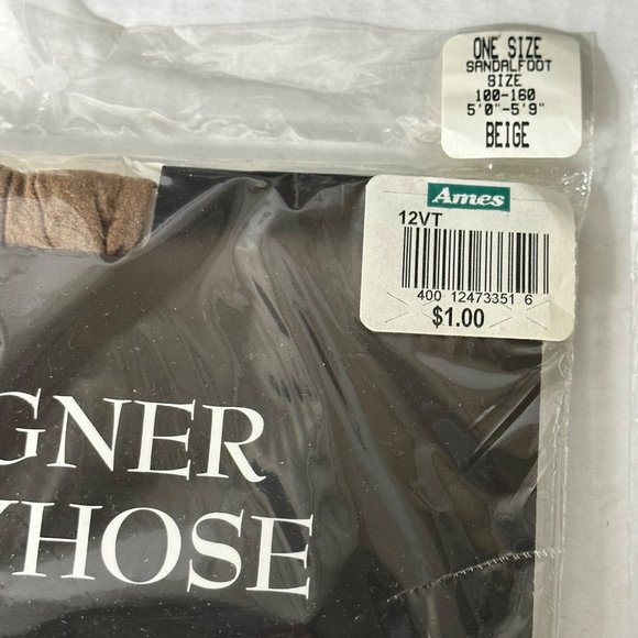 Lot of 6 dead new stock VTG pantyhose Jockey Black Pearl and Sheer Stretch brand - Picture 6 of 13